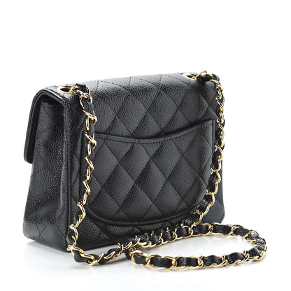 Chanel Caviar Quilted Mini Square Flap Black 3 of 9