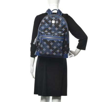 MCM Nylon Camo Dieter Medium Backpack Estate Blue 2 of 8