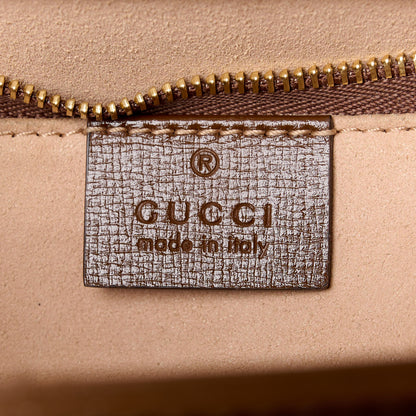 Gucci GG Supreme Monogram Horsebit 1955 Shoulder Bag Beige Brown Sugar 6 of 12