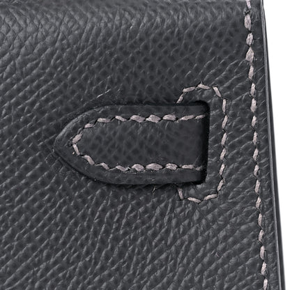Hermes Epsom Mini Kelly Sellier 20 Graphite 9 of 32