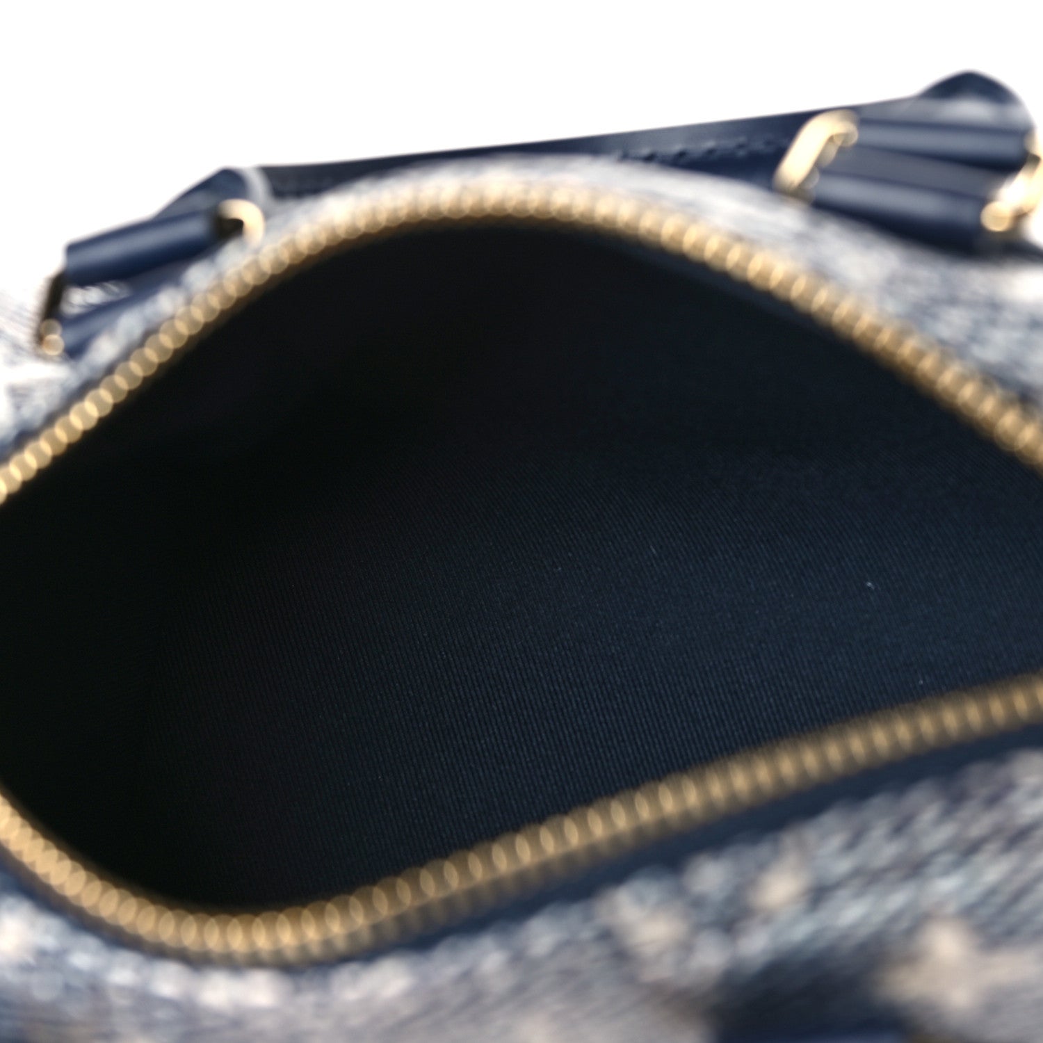 Louis Vuitton Monoglam Speedy Bandouliere 20 Blue 4 of 8