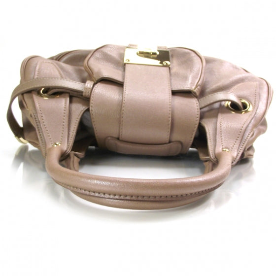 Jimmy Choo Leather Rhona Satchel Metallic 5 of 9