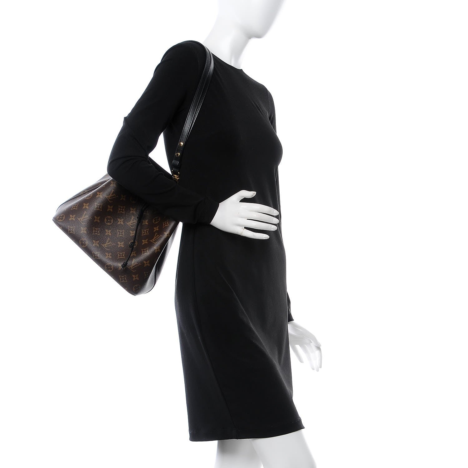 Louis Vuitton Monogram Neonoe MM Black 2 of 8