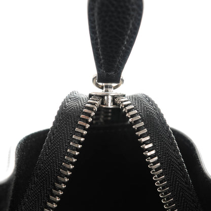 Celine Drummed Calfskin Mini Luggage Black 8 of 8