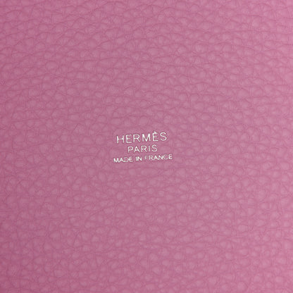 Hermes Taurillon Clemence Picotin Lock 18 PM Mauve Sylvestre 6 of 9