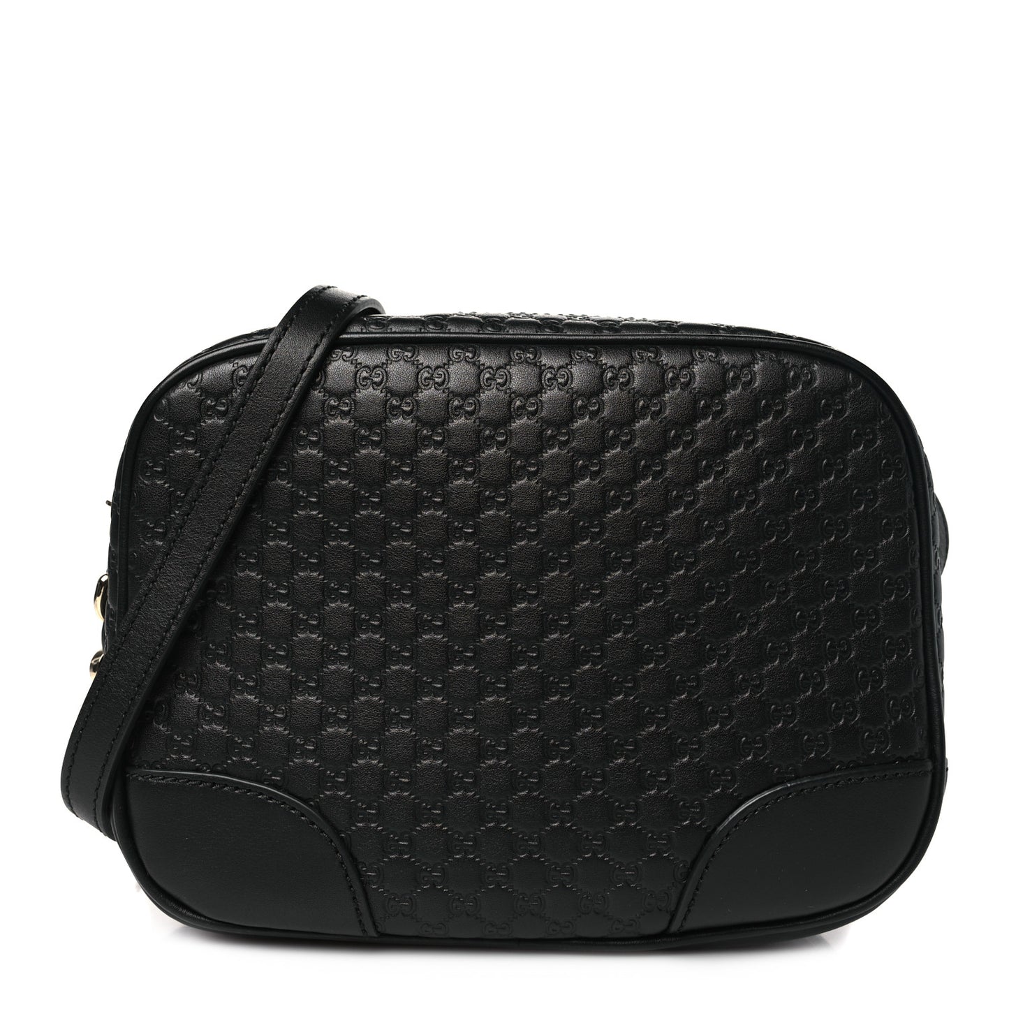 Microguccissima Mini Bree Messenger Bag Black
