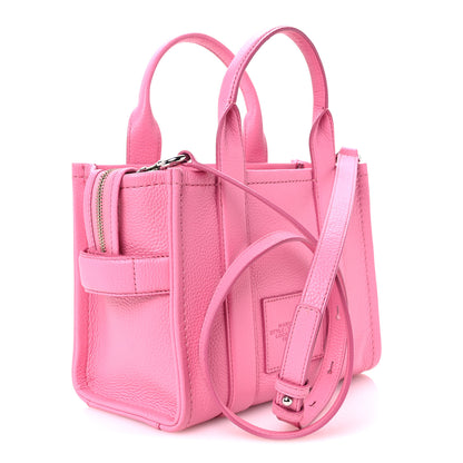Marc Jacobs Grained Calfskin Small The Tote Bag Candy Pink 3 of 12