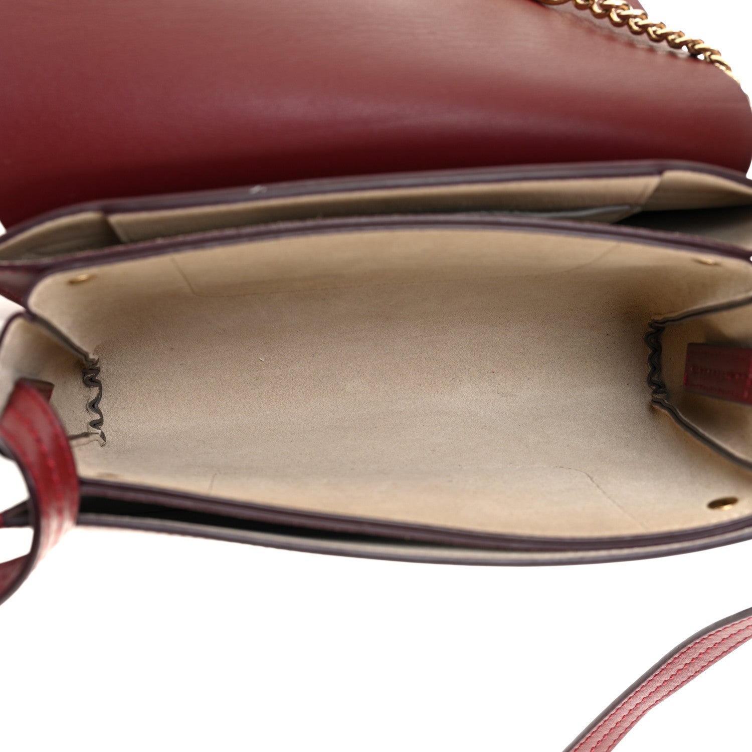 Chloe Suede Calfskin Small Faye Shoulder Bag Plum Purple 5 of 15