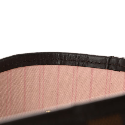 Louis Vuitton Damier Ebene Neo Neverfull MM Rose Ballerine 20 of 22