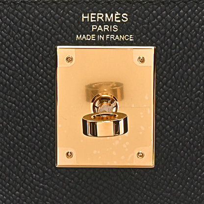 Hermes Epsom Kelly Sellier 28 Black 5 of 11