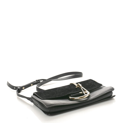 Chloe Suede Calfskin Small Faye Shoulder Bag Black 4 of 11
