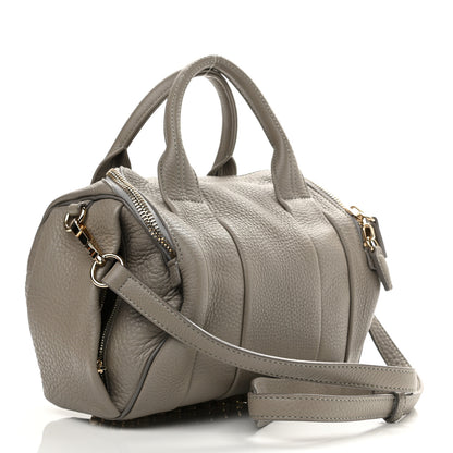 Alexander Wang Pebbled Lambskin Rockie Oyster Pale Gold Hardware 5 of 19