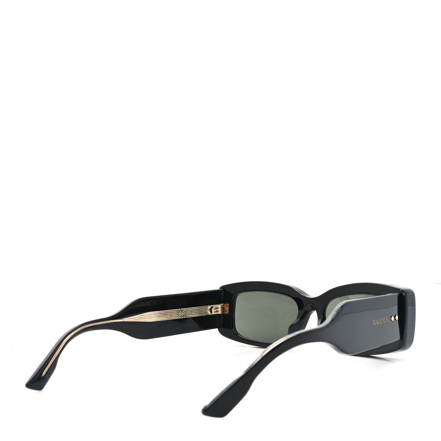 Gucci Acetate Rectangle Frame Sunglasses GG1528S Black 1769668