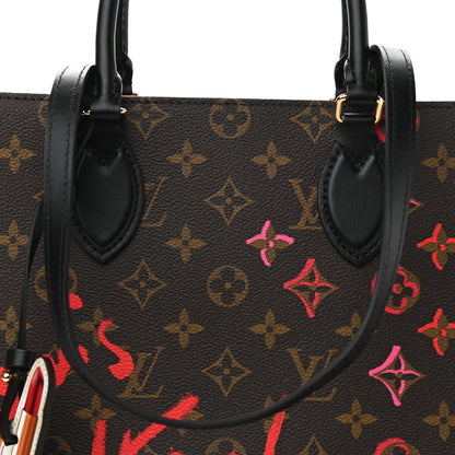 Louis Vuitton Monogram Fall In Love Onthego MM 7 of 9