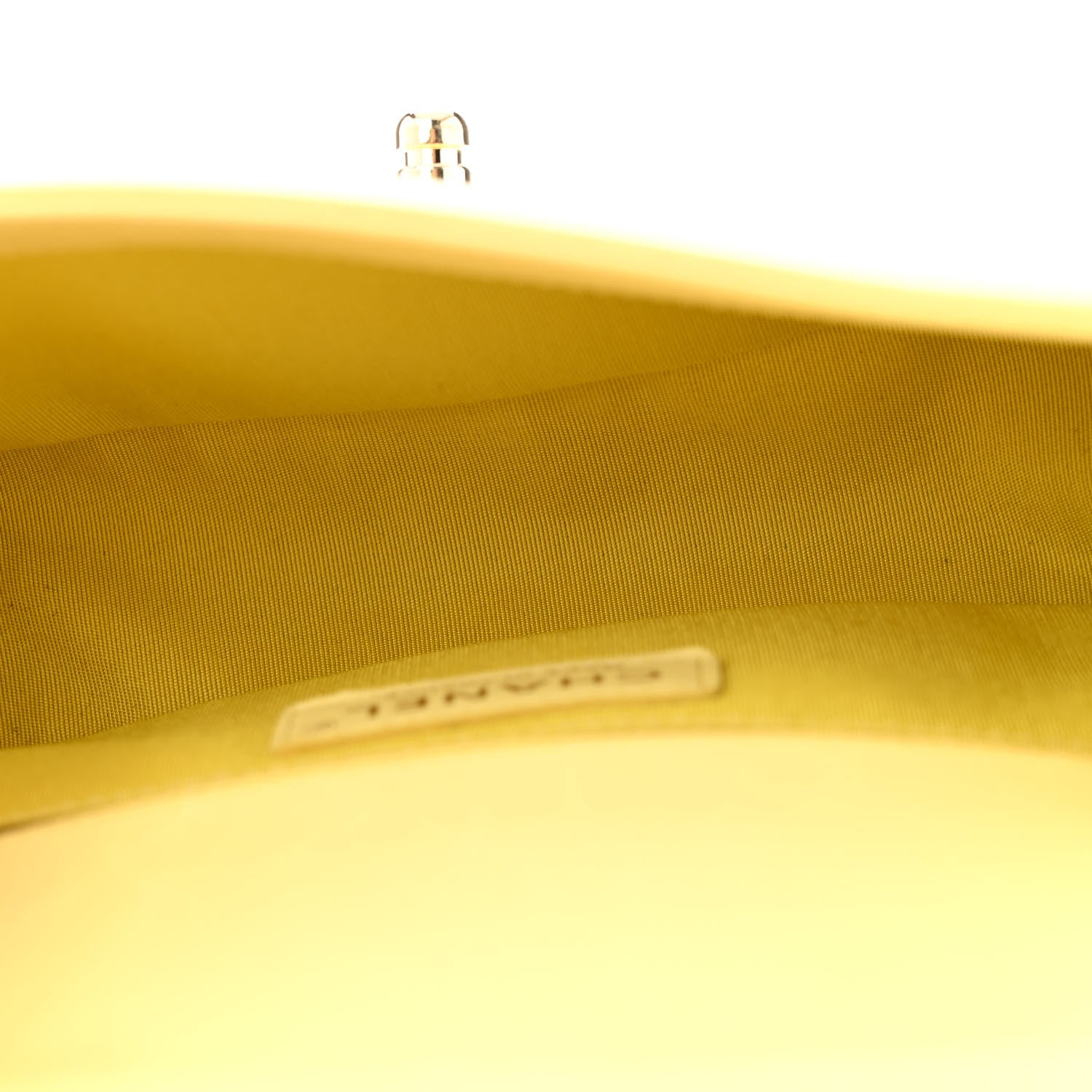 Chanel Lambskin Quilted Small Boy Flap Yellow 5 of 12