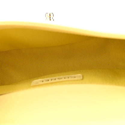 Chanel Lambskin Quilted Small Boy Flap Yellow 5 of 12