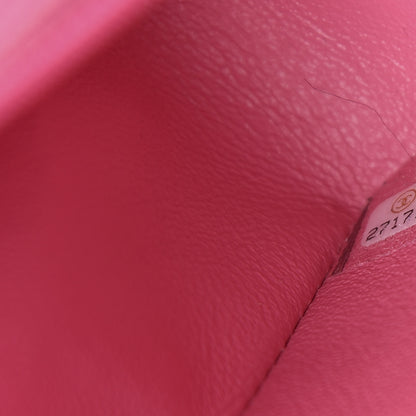 Chanel Lambskin Quilted Mini Rectangular Flap Pink 9 of 11