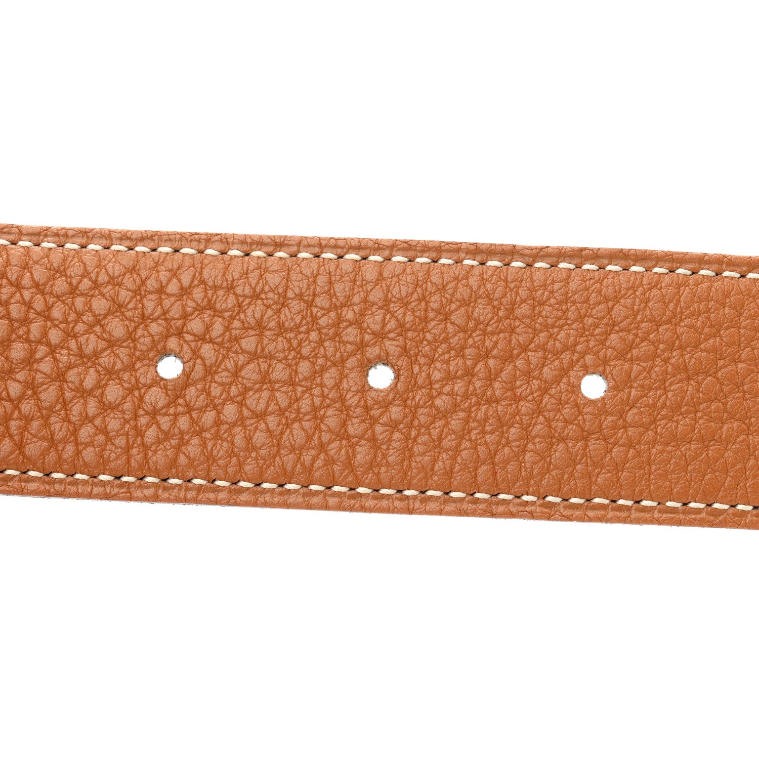Hermes Box Togo 32mm Belt Strap 85 34 Black Gold 4 of 6