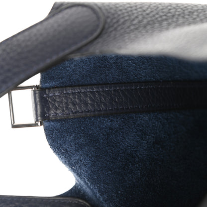 Hermes Taurillon Clemence Picotin Lock 18 PM Bleu Nuit 7 of 10