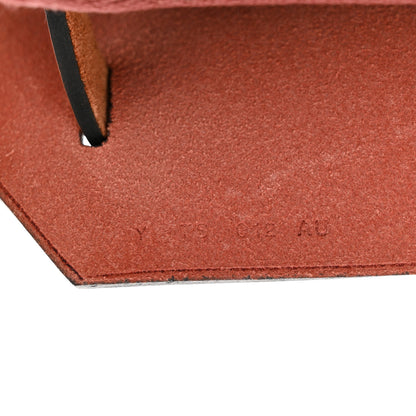 Hermes Military Toile Vache Hunter Herbag Zip 39 PM Chocolate Rouge Sellier Rouge H Cuivre 8 of 16
