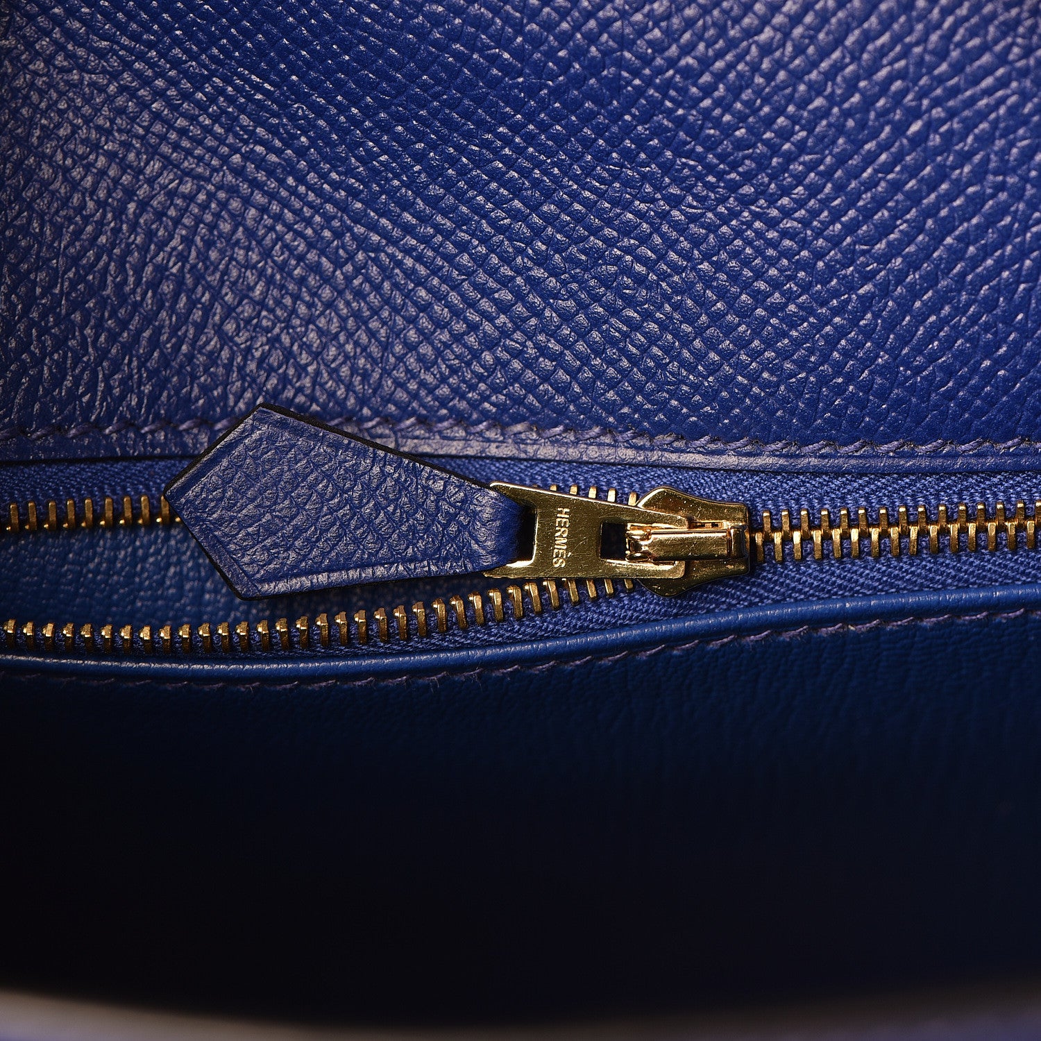 Hermes Epsom Kelly Sellier 28 Bleu Electrique 9 of 37