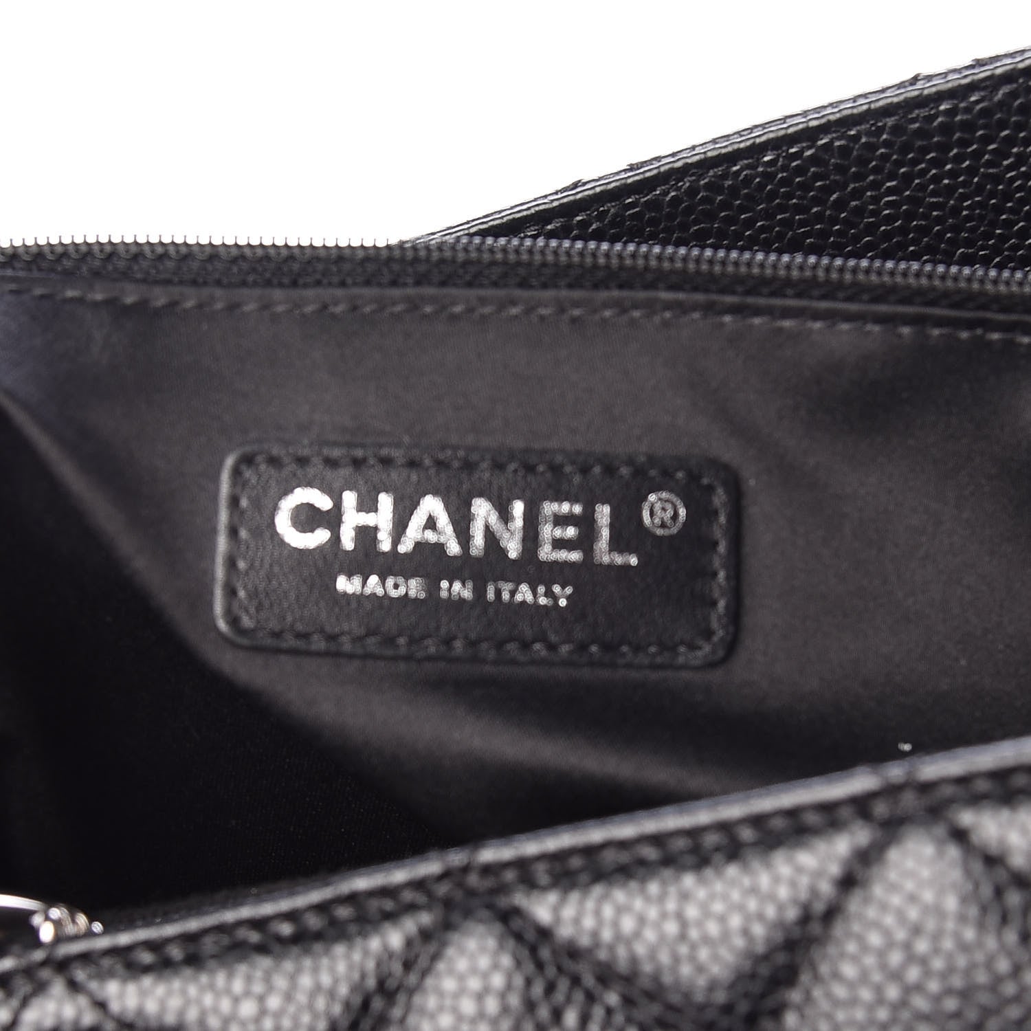 Chanel Caviar Quilted Grand Shopping Tote GST Black 8 of 12