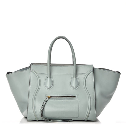 Celine Supple Calfskin Medium Phantom Luggage Glacier 1 of 17
