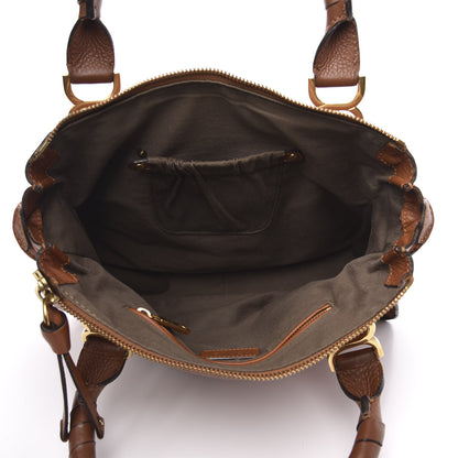 Chloe Calfskin Medium Marcie Satchel Tan 5 of 13