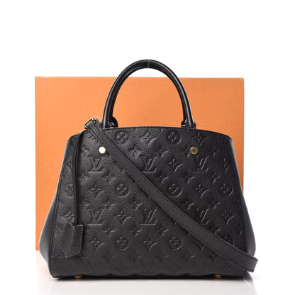 Louis Vuitton Empreinte Montaigne MM Black 10 of 10
