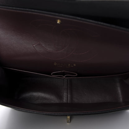 Chanel Caviar Quilted Jumbo Double Flap Black 5 of 10