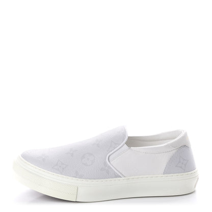 Louis Vuitton Monogram Trocadero Slip On Sneakers 5.5 White 1 of 9