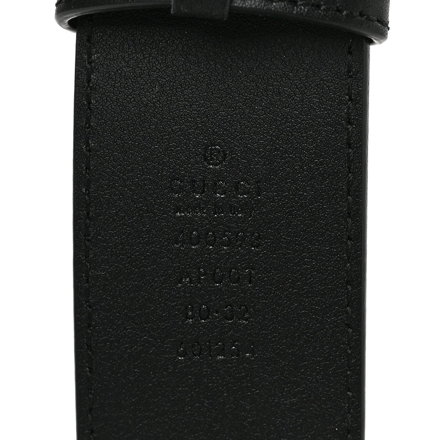 Calfskin Double G 40mm Belt 80 32 Black