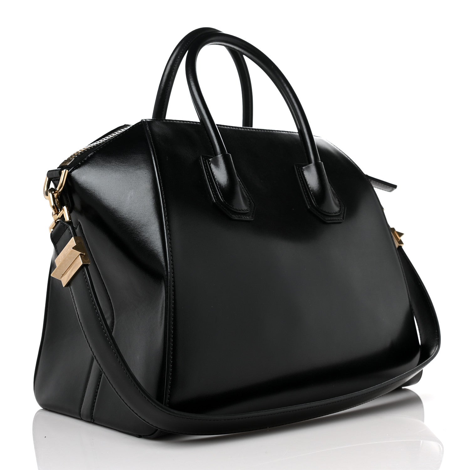 Givenchy Shiny Lord Calfskin Medium Antigona Black 3 of 11
