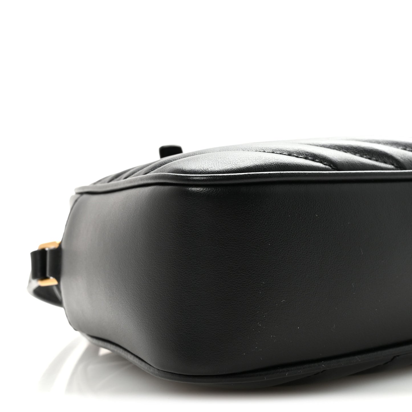 Calfskin Matelasse Monogram Lou Camera Bag Black