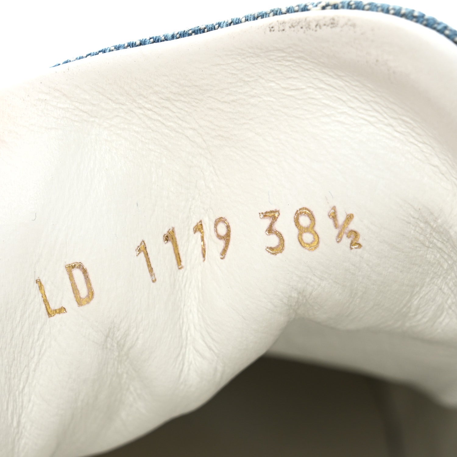 Louis Vuitton Denim Monogram Stellar Sneakers 38.5 Bleu Jeans Blue 9 of 9