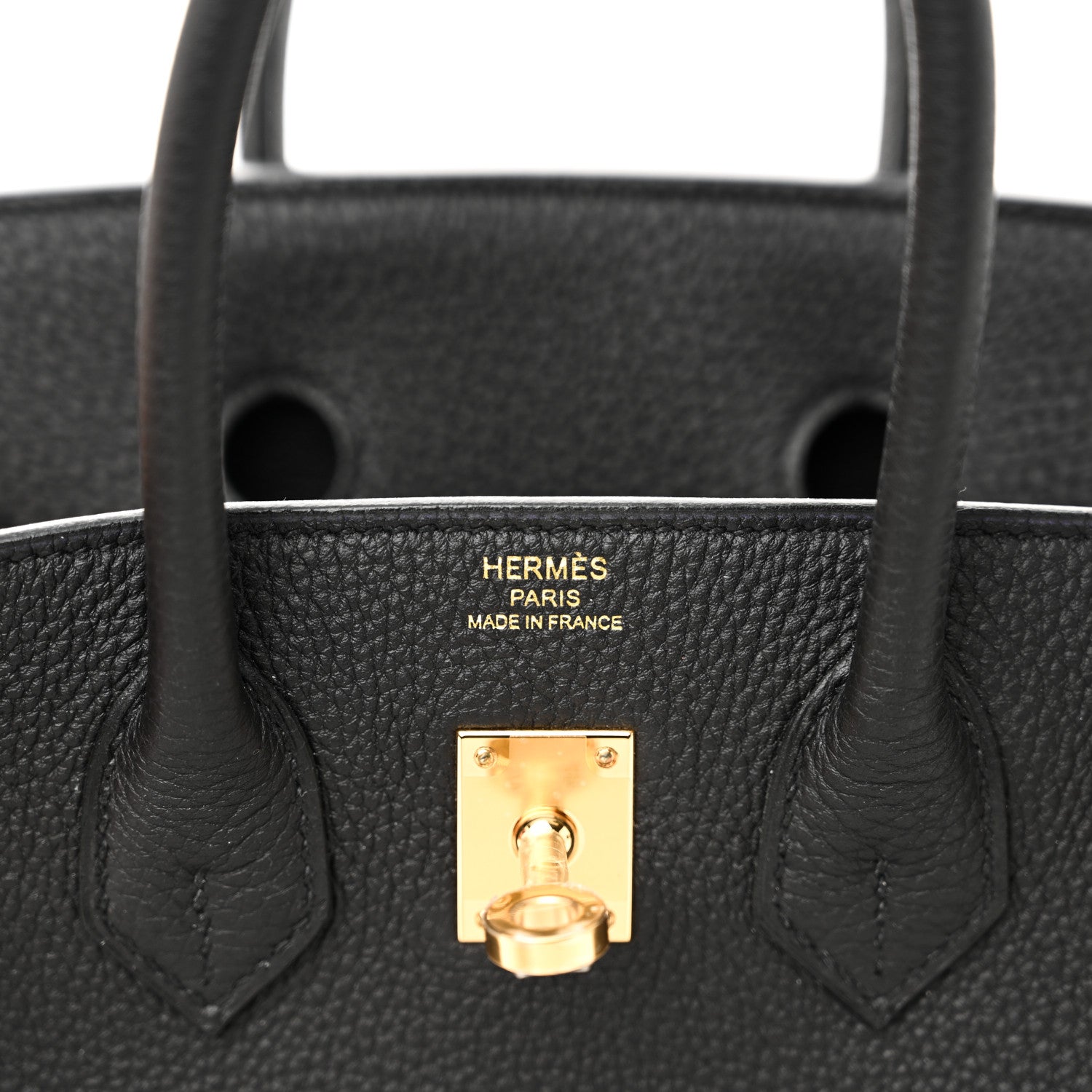 Hermes Togo Birkin 25 Black 6 of 11