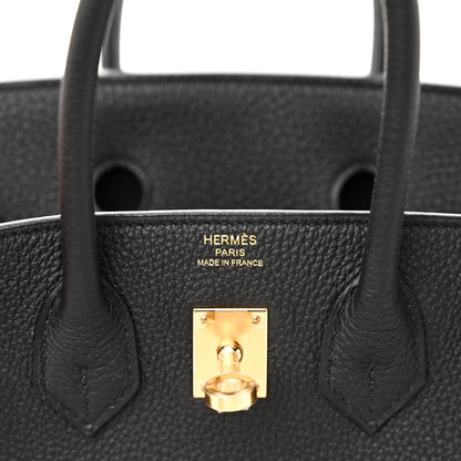 Hermes Togo Birkin 25 Black 6 of 11