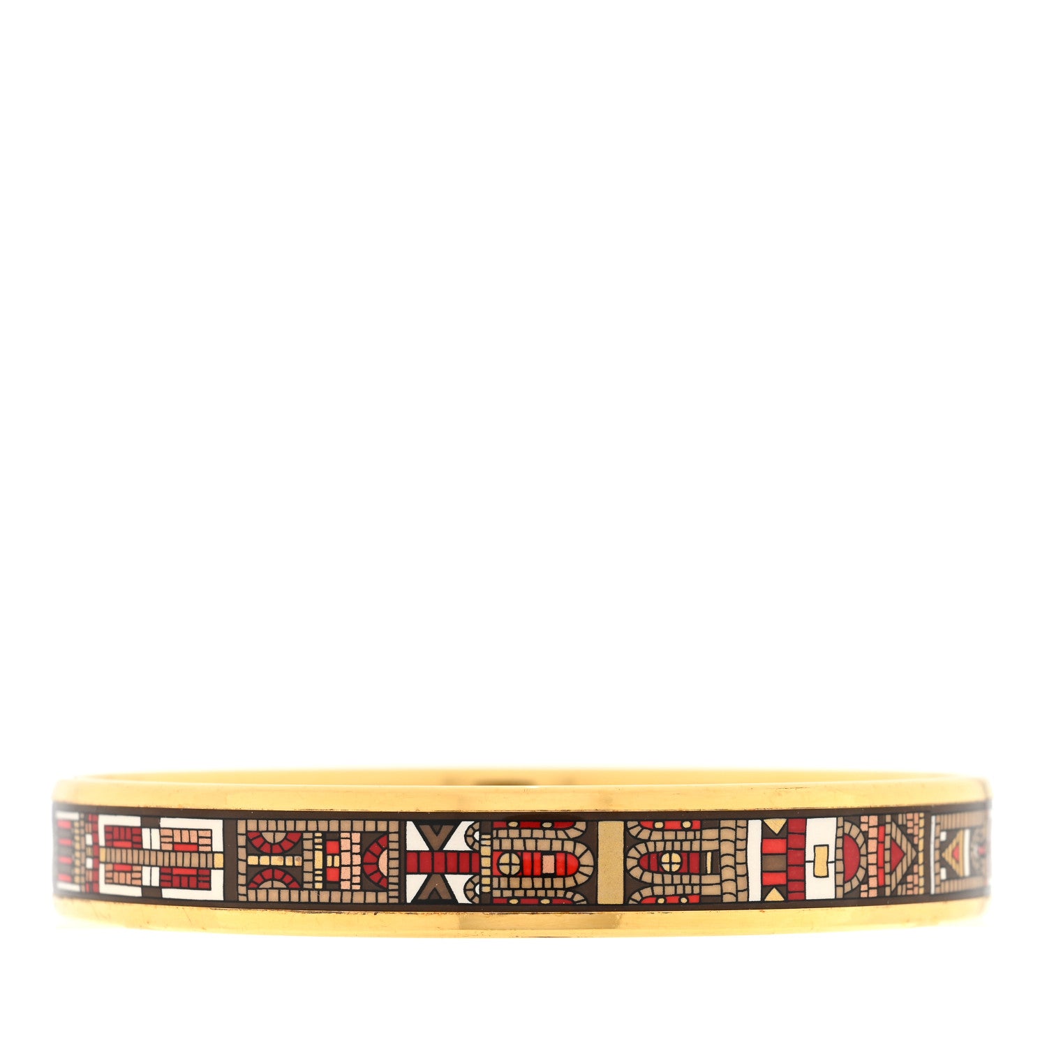 Hermes Enamel Printed Narrow Bracelet 1422320 – FASHIONPHILE