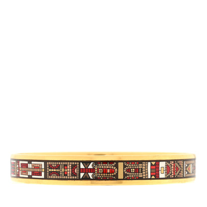 Hermes Enamel Printed Narrow Bracelet 1 of 3