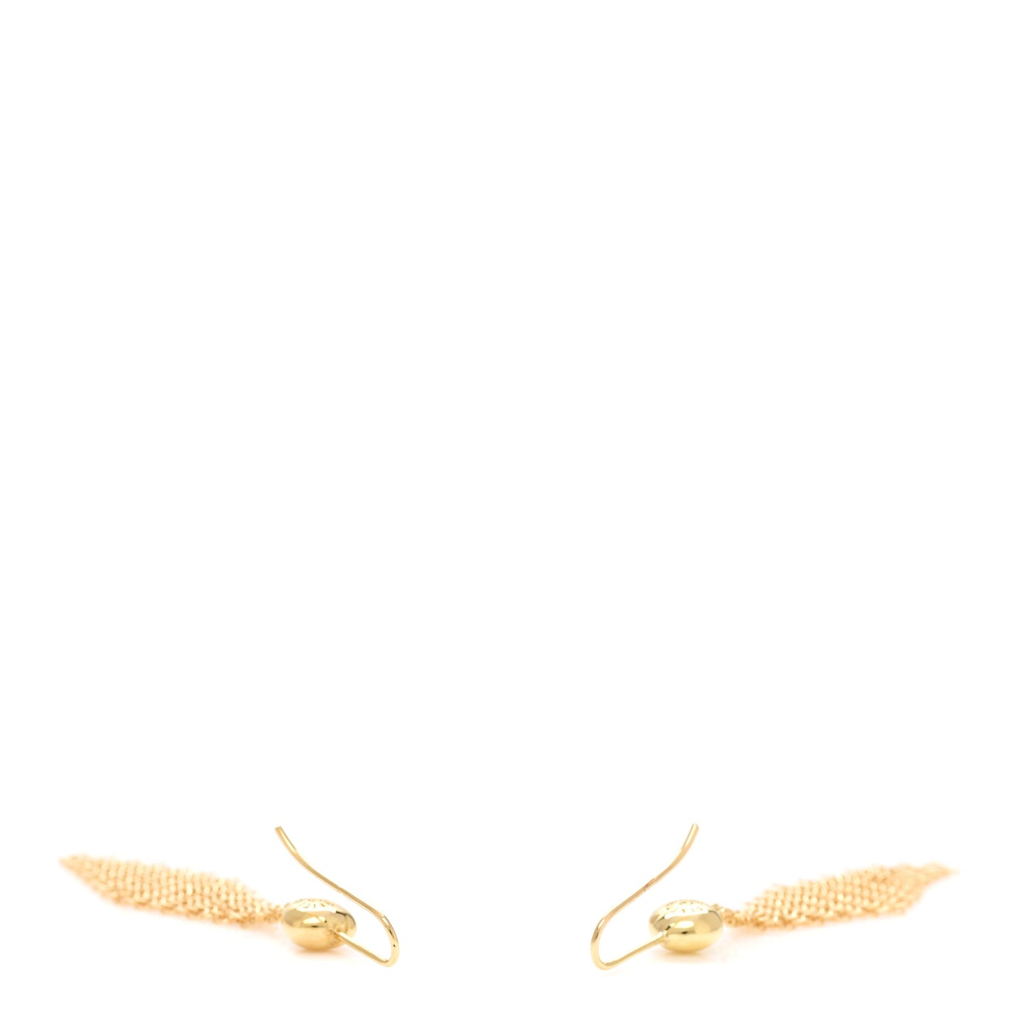 18K Yellow Gold Mini Elsa Peretti Mesh Earrings