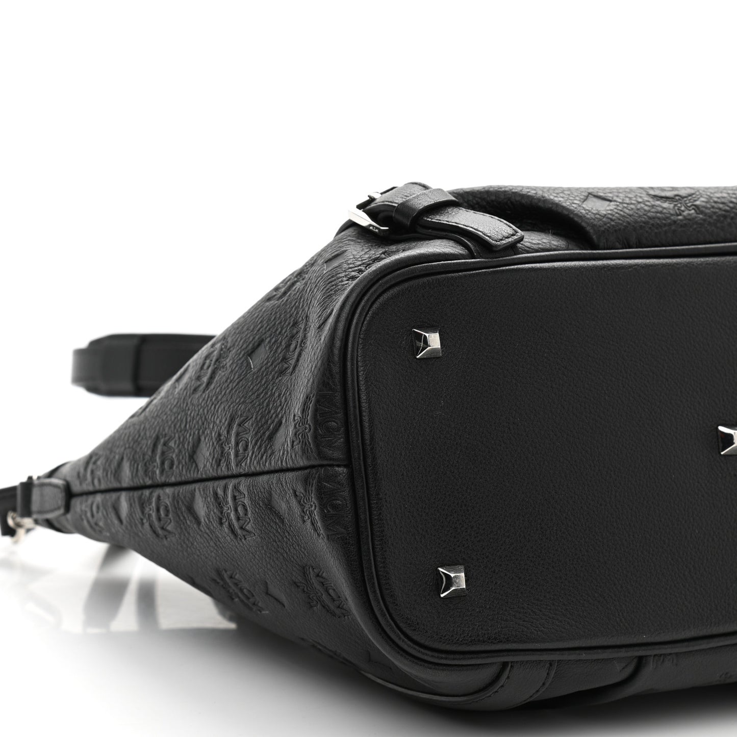 Calfskin Ottomar Monogram Tote Black