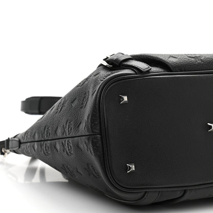 MCM Calfskin Ottomar Monogram Tote Black 9 of 10