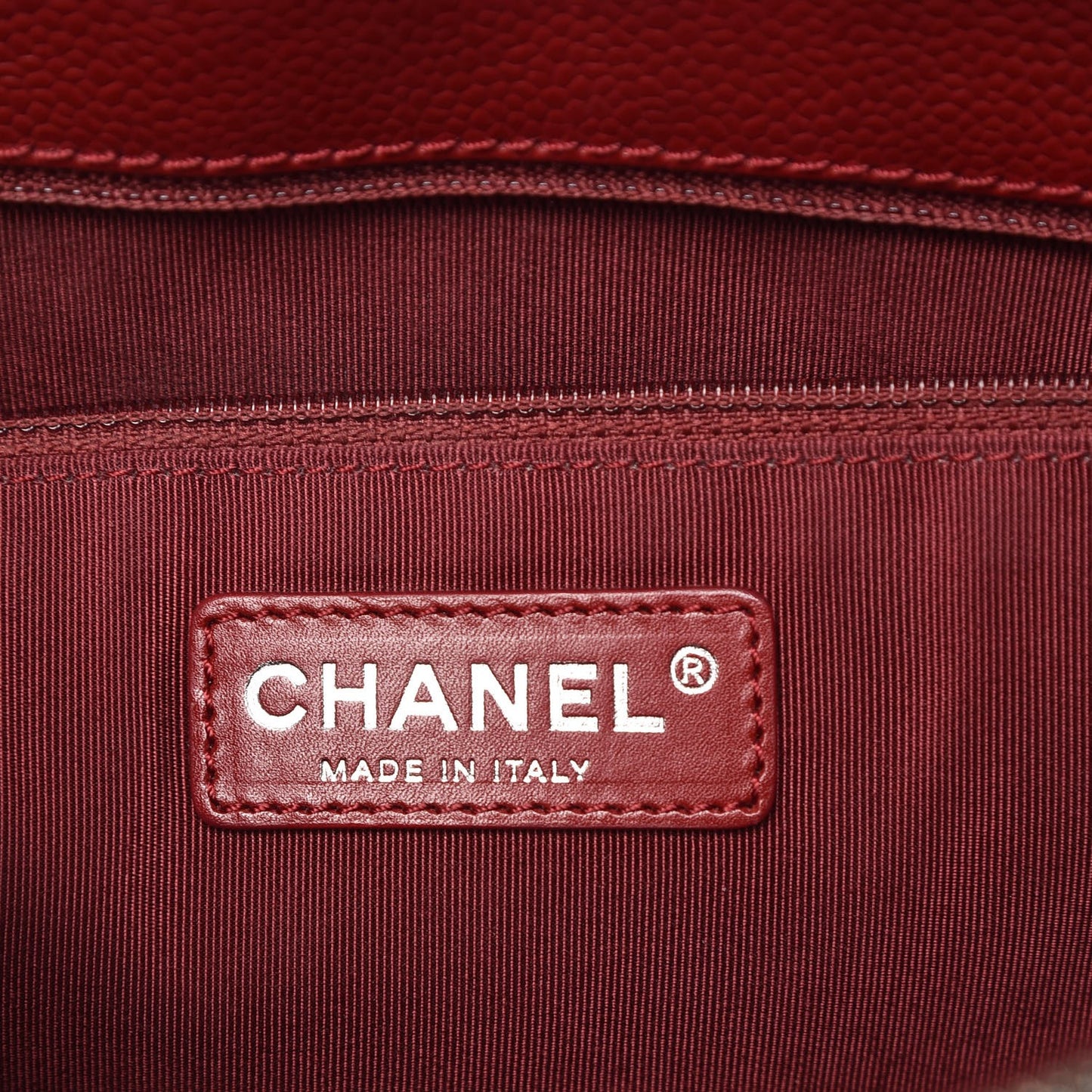 Caviar Quilted Grand Shopping Tote GST Red