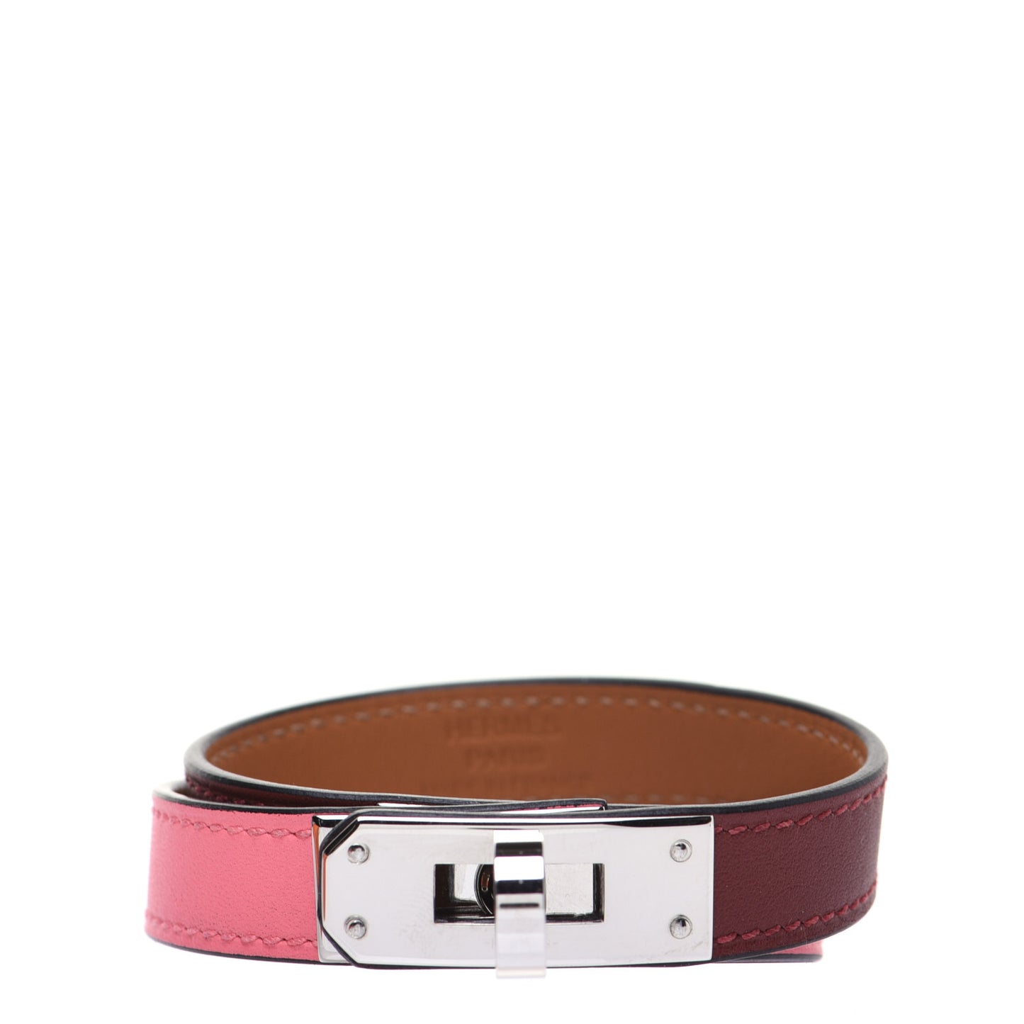 Swift Kelly Double Tour Bracelet T2 Rouge H Rose D'ete