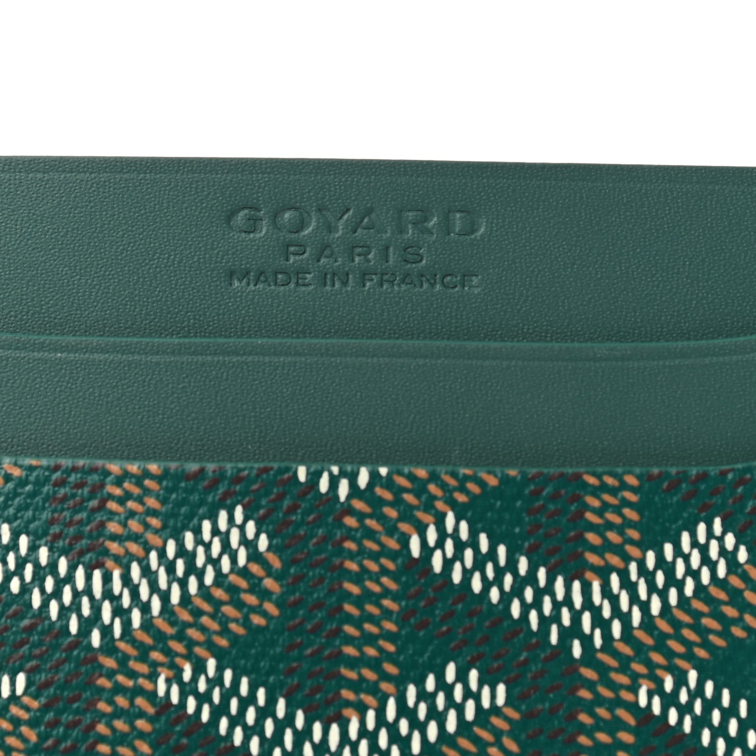 Goyard Goyardine Saint Sulpice Card Holder Green 6 of 6