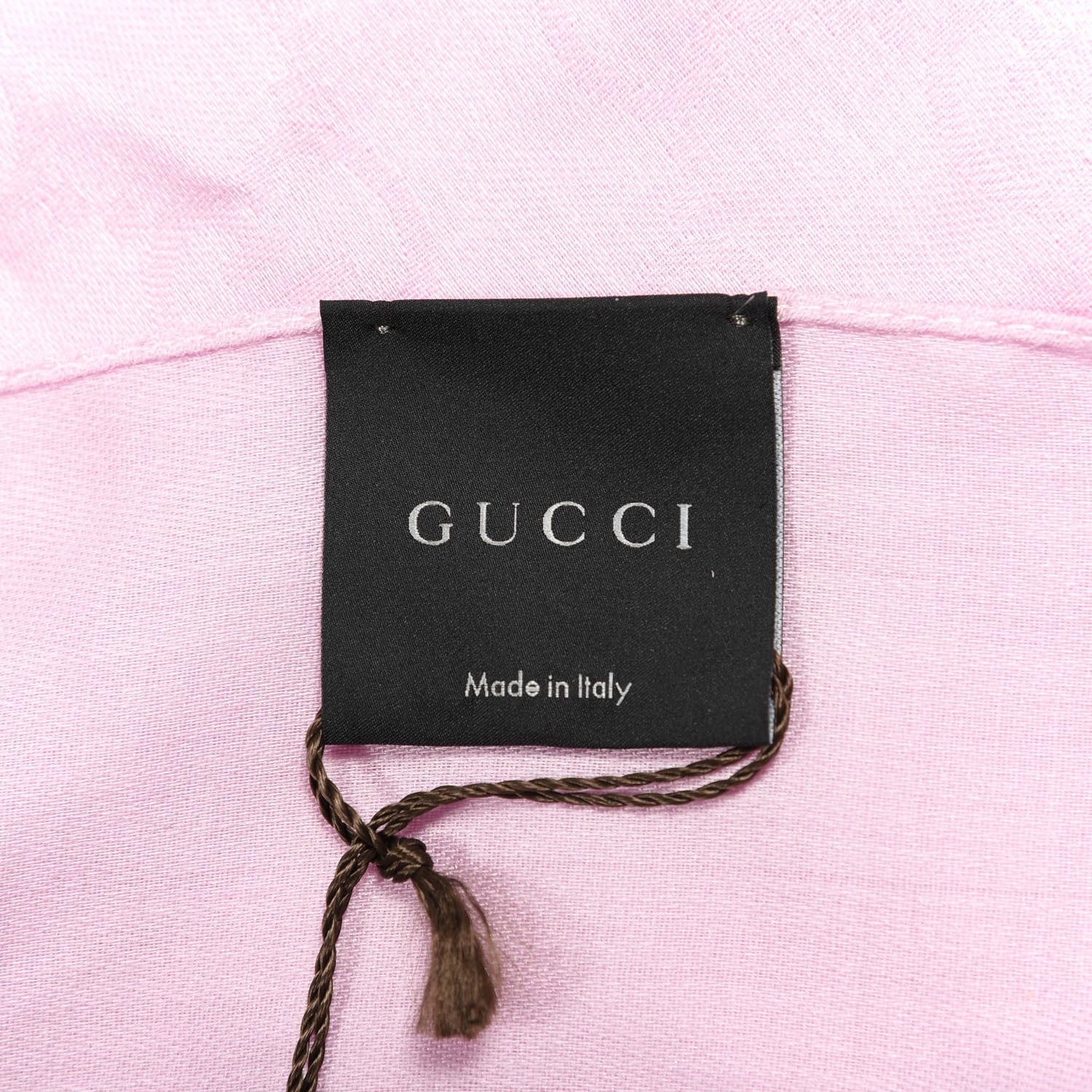 Gucci Wool Silk GG Monogram GGNat Scarf Rose 3 of 3