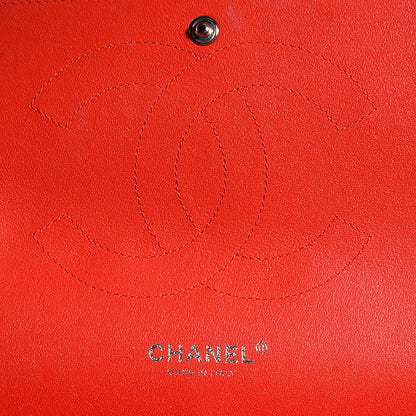 Chanel Patent Quilted Jumbo Double Flap Red 6 of 8