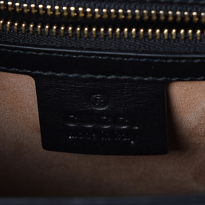 Gucci Calfskin Small Sylvie Shoulder Bag Black 6 of 7
