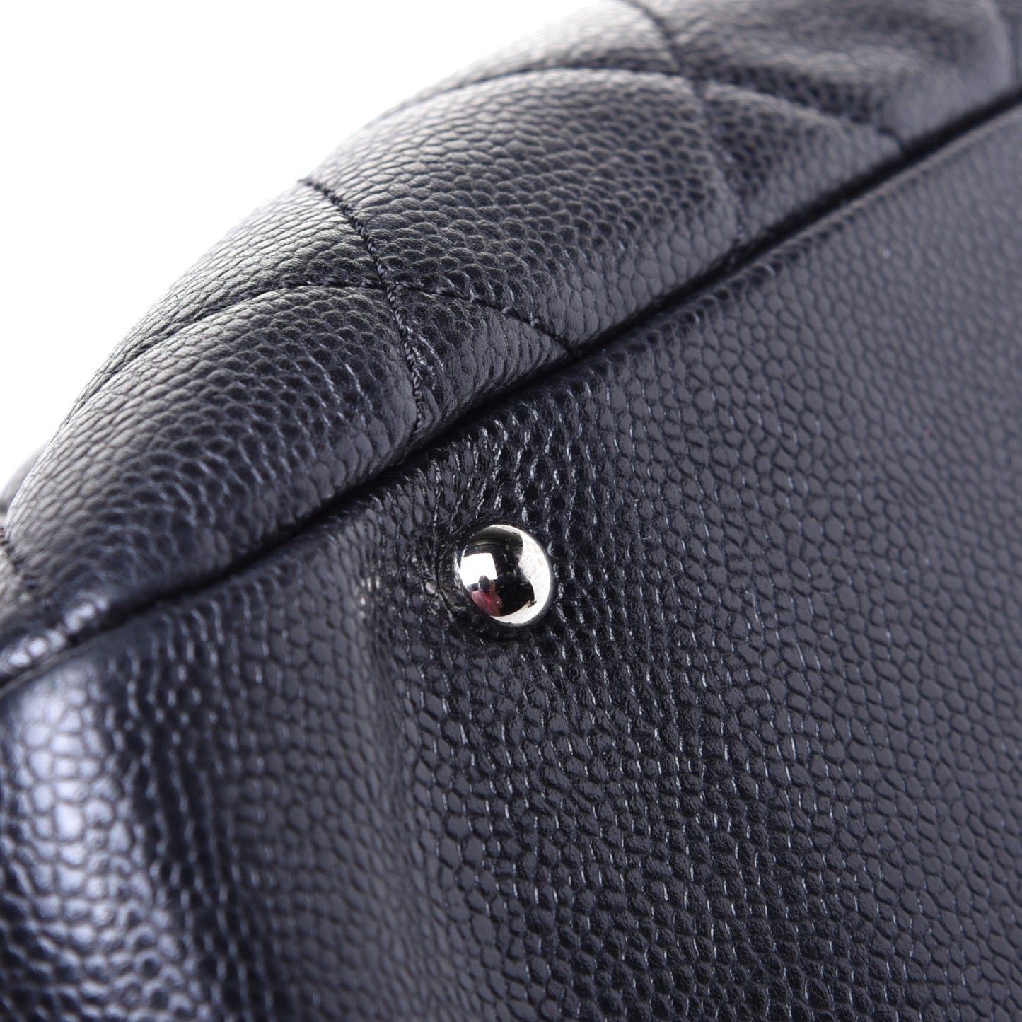 Caviar Quilted Timeless CC Soft Tote Black