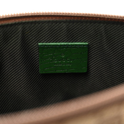 Gucci Monogram Web Boat Pochette Green 6 of 12